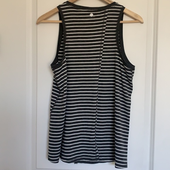 Yogalicious Women’s Sleeveless Tank Top Grey /White M - Picture 3 of 6